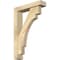 Ekena Millwork Merced Block Rough Sawn Bracket w/ Offset Brace, Douglas Fir, 4"W x 16"D x 24"H BKT0402X16X24MRC05RDF - alternate 1